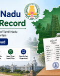 Tamil Nadu Land Record Download Online: Check Patta, Chitta, FMB Sketch & Land Records Promotional banner for Tamil Nadu land records with a state map, government seal, and a large Download button. Highlights land records and Pattā documents.