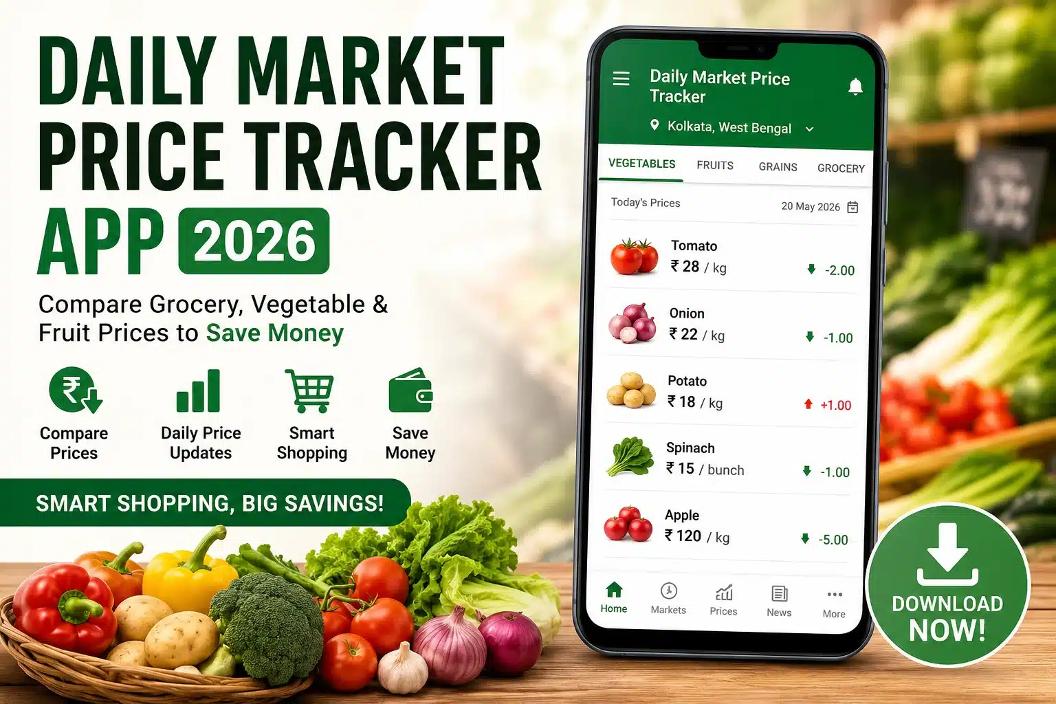 Daily Market Price Tracker App Download